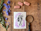 Cheers Frog! Letterpress greeting card