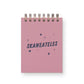Saranac Lake Happy Place Mini Jotter Notebook