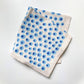 Blueberries Hand Printed Flour Sack Cotton Napkins, Set of 4