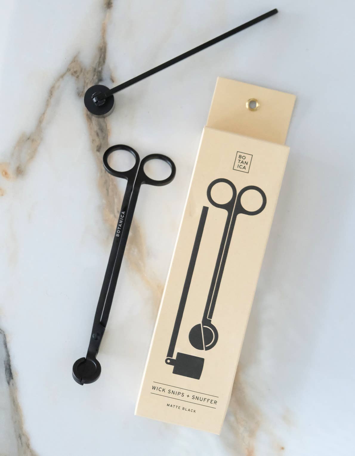 Wick Snips + Snuffer Gift Box Set | Matte Black