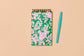 Aster Wildflower Letterpress Spiral Pocket Size Notebook