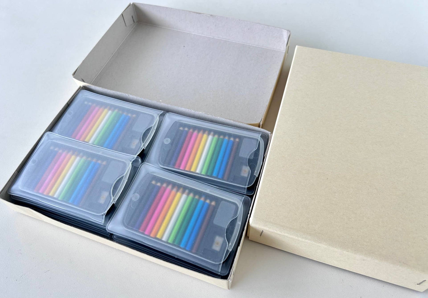 12 Mini Pencils in Clear Card Case