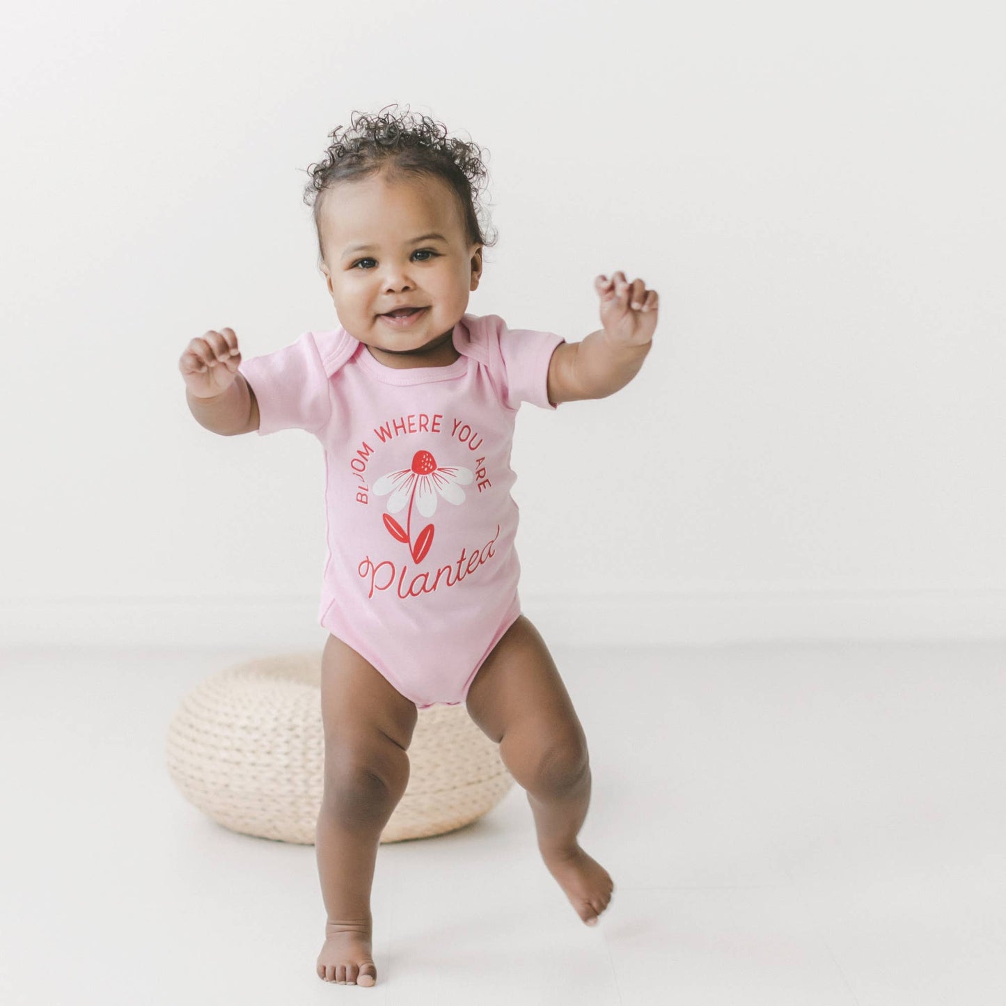 Bloom Where You Are Planted Baby Onesie, Baby bodysuit, And Though She Be But Little, She is Fierce baby onesie, Baby Clothing
