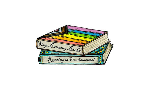 Stop Banning Books Sticker