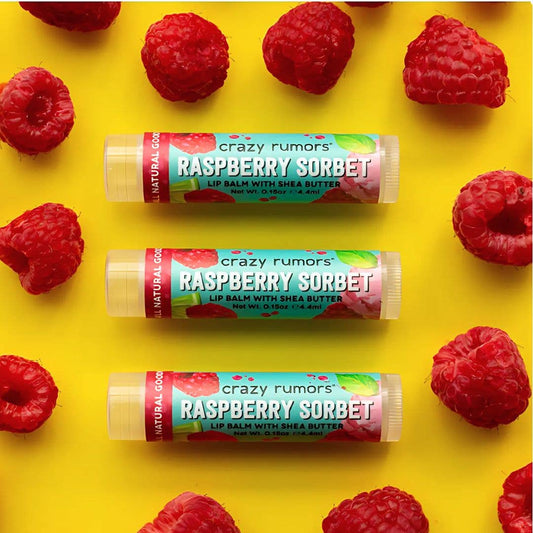 All Natural, Vegan Raspberry Sorbet Lip Balm