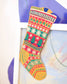 FESTIVE STOCKINGS SEWN GARLAND