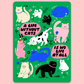 A Life Without Cats Sticker | Christmas Advent Calendar Stocking Stuffers