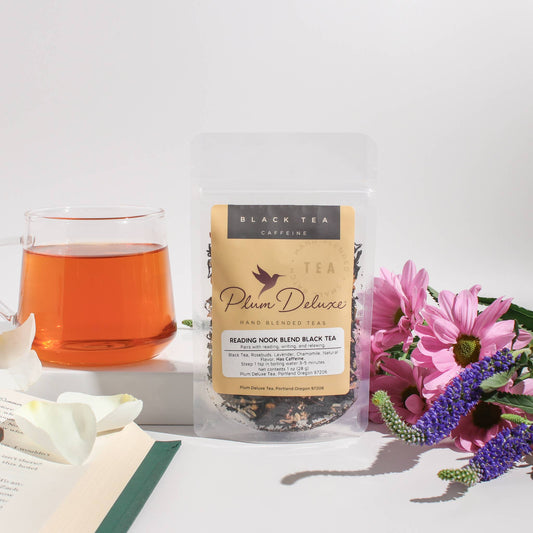 Reading Nook Lavender Rose Chamomile Black Loose Leaf Tea