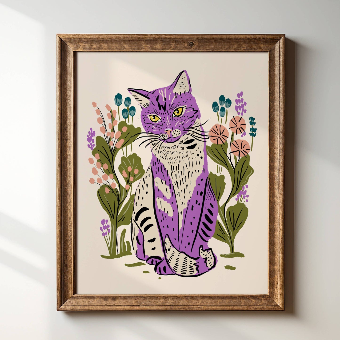 "Miro Cat" - 8" x 10" Giclée Art Print