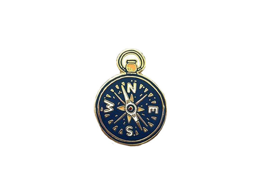 Compass Enamel Pin