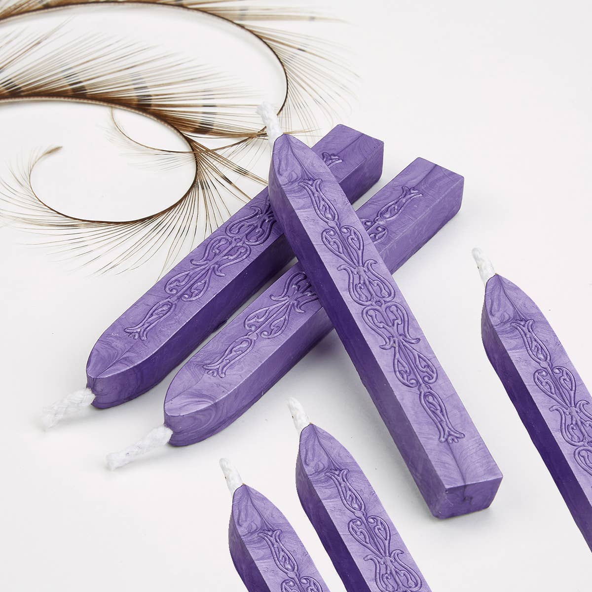 Sealing Wax Sticks with wick by color Bulk- 25+ colors- 12's