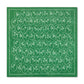 Happiness Bandanas - Green w Flw - Whimsical