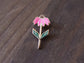 Coneflower Echinacea Enamel Pin