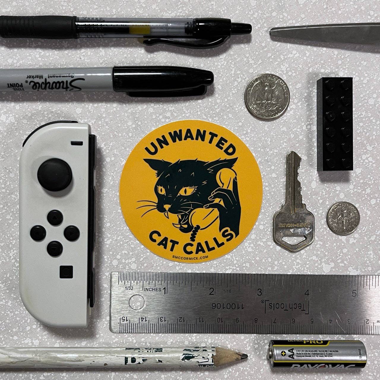 Unwanted Cat Calls Sticker