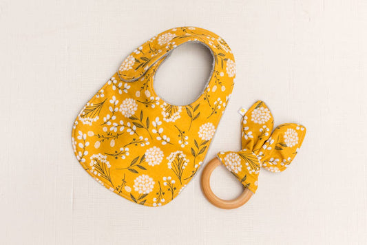 Wildflower Teether in Yellow