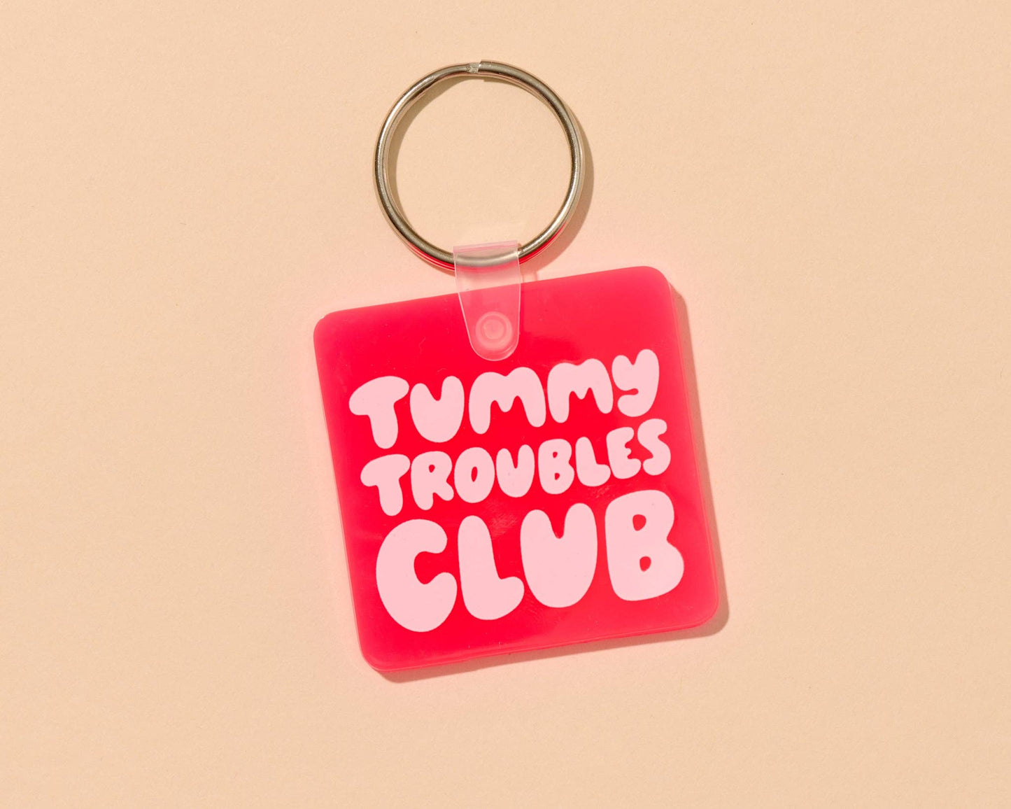 PVC Keychain by Your Gal Kiwi—Tummy Troubles Club (Funny)