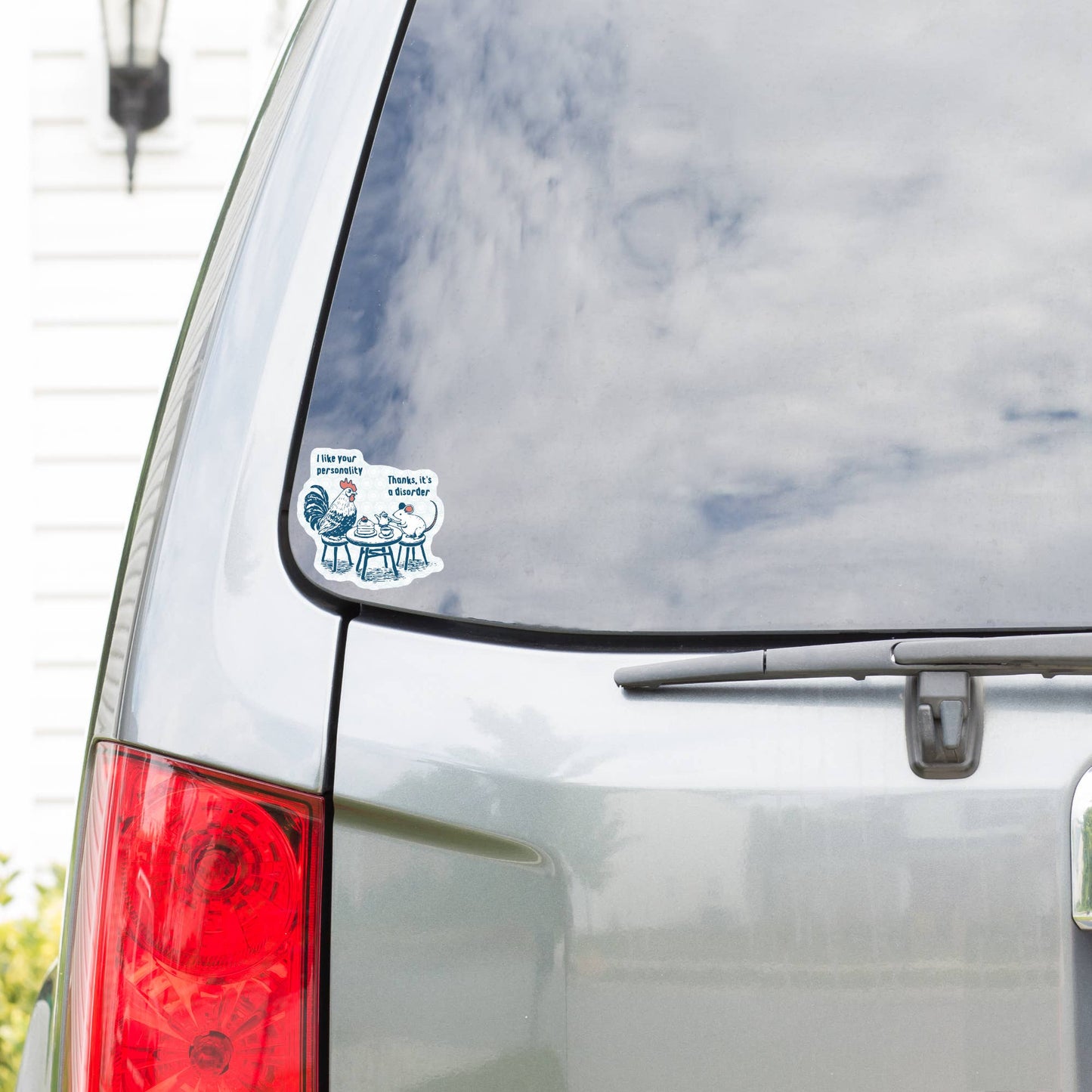 Cute Personality Disorder Animal High Quality Vinyl Sticker