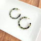 Camy Hoops - Olive Tortoise // Earrings, Jewelry, Gifts, Fall