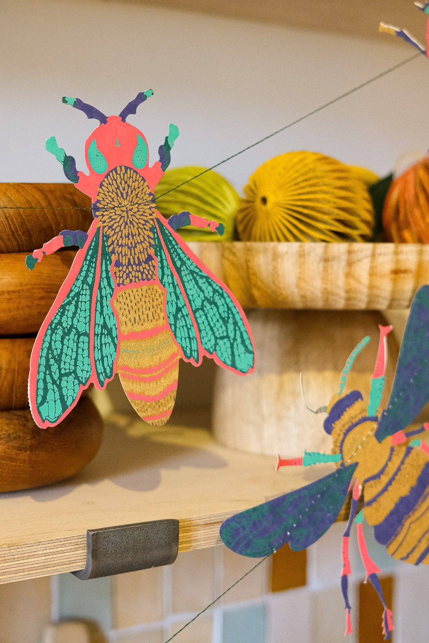 INSECTS SEWN GARLAND