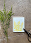 Goldenrod Late Summer Wildflower Letterpress Card