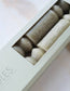 Geometric Taper Candles | Sage Green