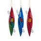 5.25" RESIN KAYAK ORNAMENT 3/ASSTD