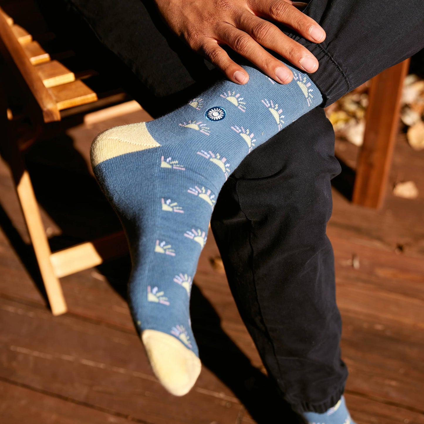 Socks that Support Mental Health (Rising Suns)