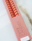 Spiral Taper Candles | Persimmon