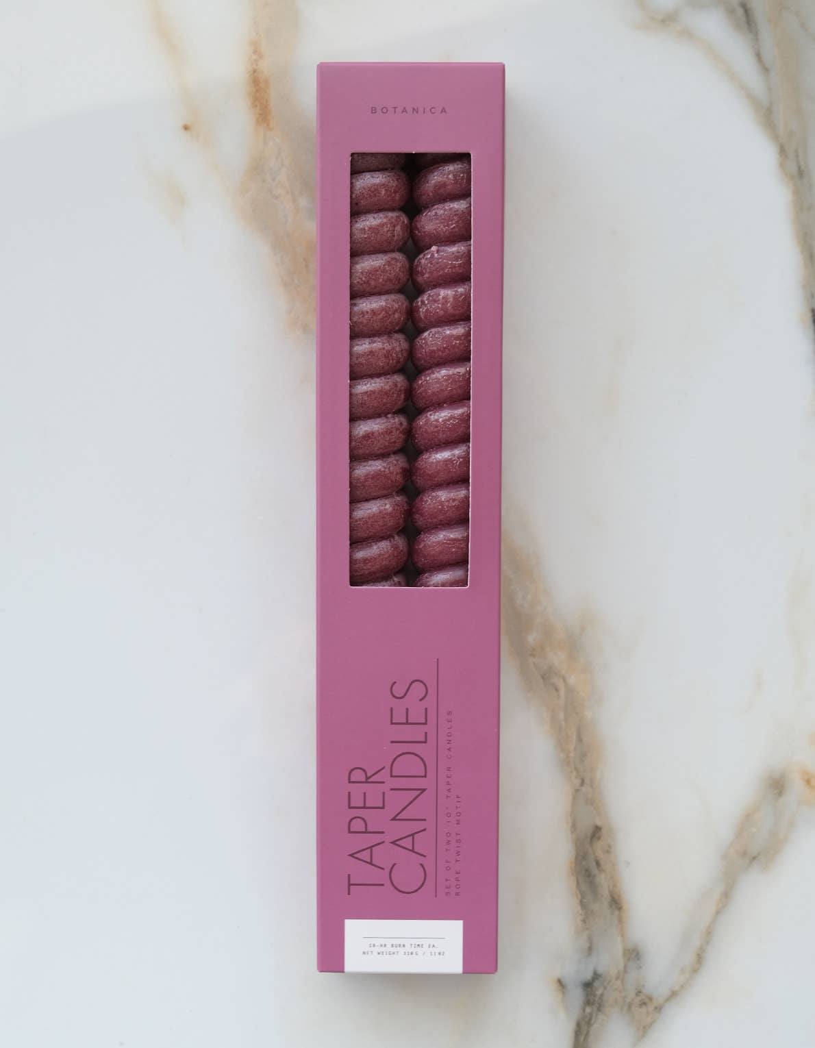 Spiral Taper Candles | Boysenberry