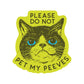 Funny Kitty Cat Goofy Humor High Quality Vinyl Sticker