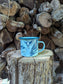Enamel mug | blue birds