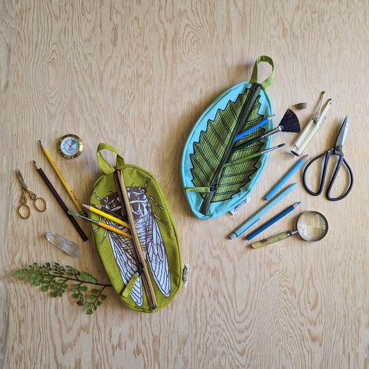 Zippered pouch | leaf