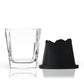 Glacier Rocks® Mountain Ice Mold and Crystal Whiskey Glass