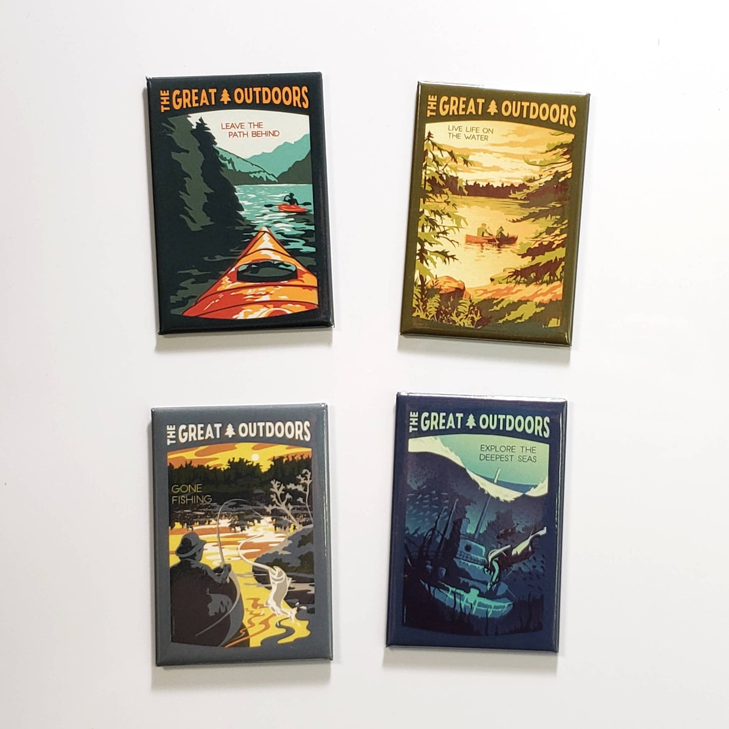 Retro Name Drop Magnet | Custom Vintage Travel Souvenir