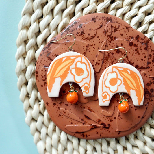 Pink Mimosa Dangle Earrings - Wholesale