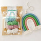 DIY Macrame Rainbow Kit: Teal