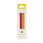 Rainbow Birthday Candles - 16 Pack | Cake Candle |