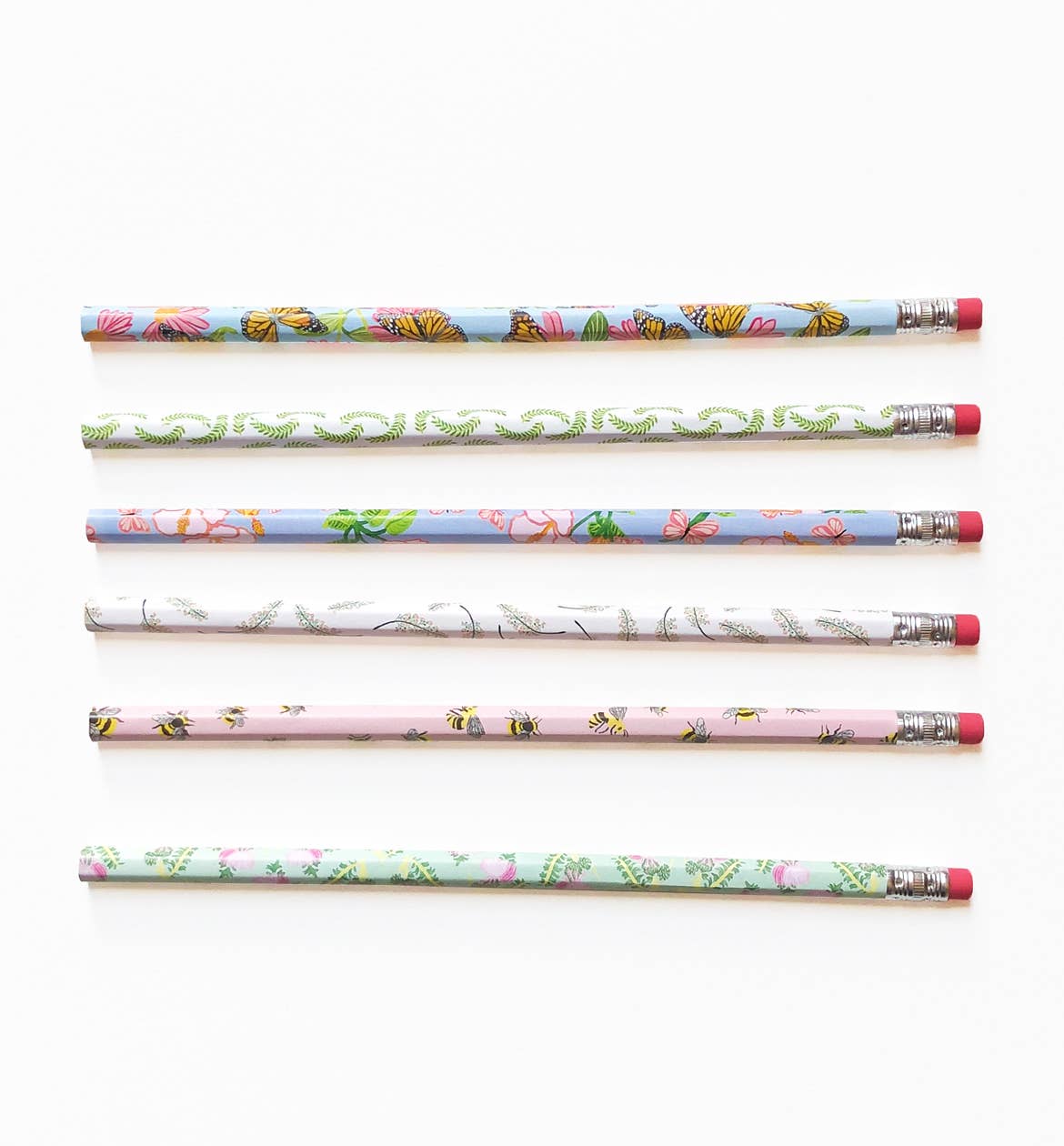 Flowery Garden Pencil Set