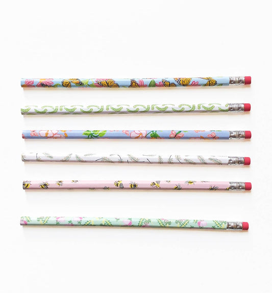 Flowery Garden Pencil Set