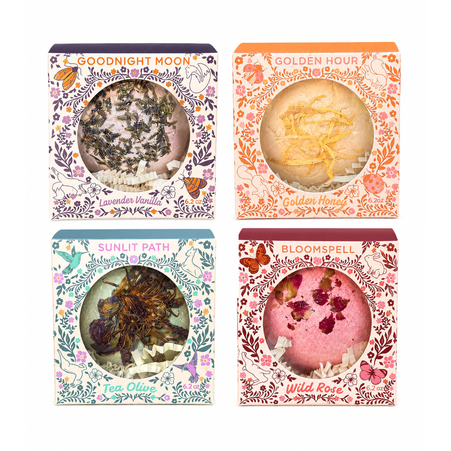 Bloomspell Bath Bomb in Wild Rose