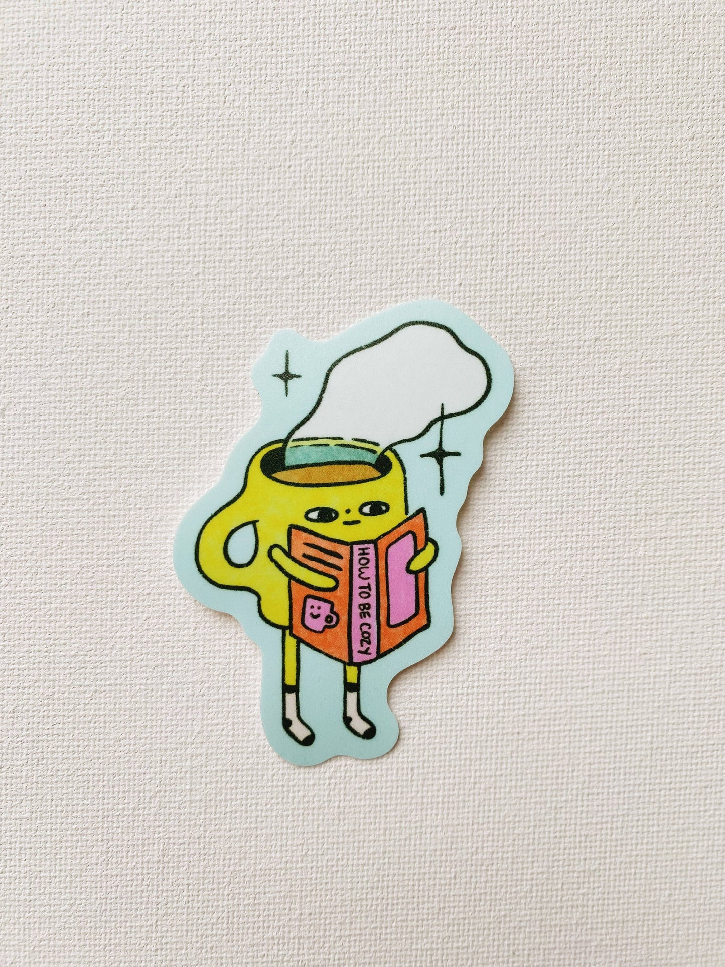 Sticker - how to be cozy