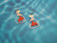 Fish in a Bag earrings
