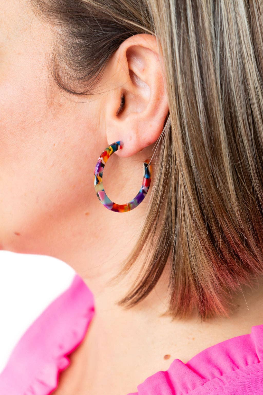 Camy Hoops - Fiesta // Earrings, Jewelry, Gifts, Best Seller