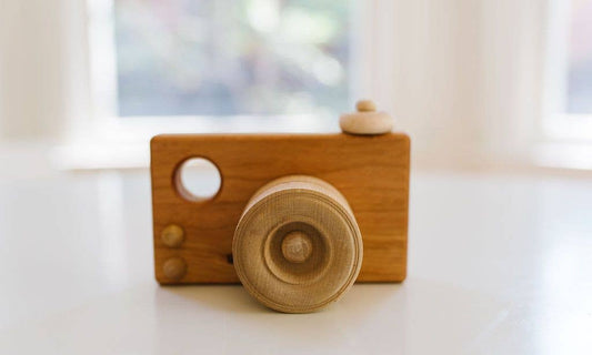 Wooden Toy Camera for Kids