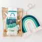 DIY Macrame Rainbow Kit: Teal