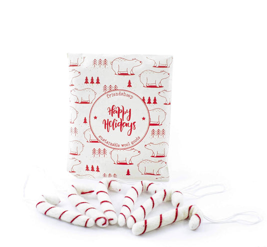 Candy Cane Eco Fresheners Ornaments - Classic: Set of 6