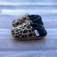 Tan Leopard Moccasins