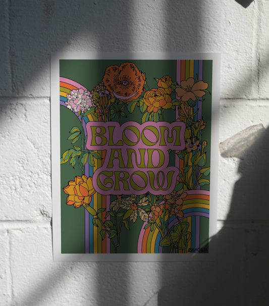 Bloom And Grow Art Print 11 x 14