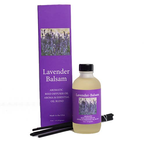 Lavender Balsam Diffuser 4oz | Essential Oil | Aromatherapy