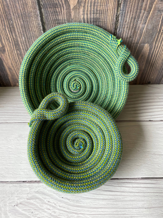 Upcycled Climbing Rope Bowl